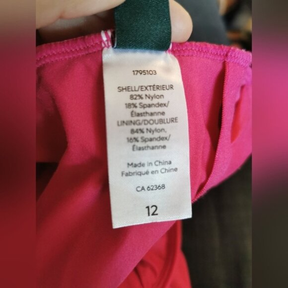 NWT Roots Swimsuit Pink size 12 - Picture 10 of 11